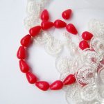 Браслет из красного нефрита