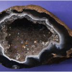 Black agate untreated
