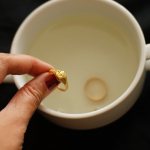 чистка золотого кольца