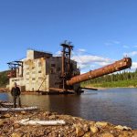 драга для добычи золота