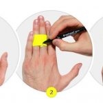 Как узнать размер пальца с помощью линейки?