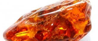 Amber stone