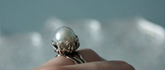 Ring with pearls
