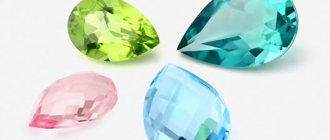 Faceted stones