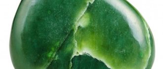 Semi-precious stone jade