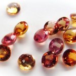 Padparadscha sapphires