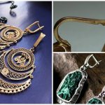 earrings with English lock