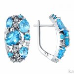 Топазы в серебре