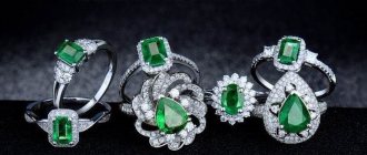 Jewelry with beryl