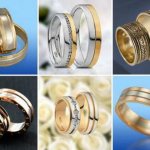Types of gold rings and earrings