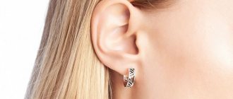 Types of earrings - Mono earrings - photo