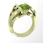 золотое кольцо с камнем